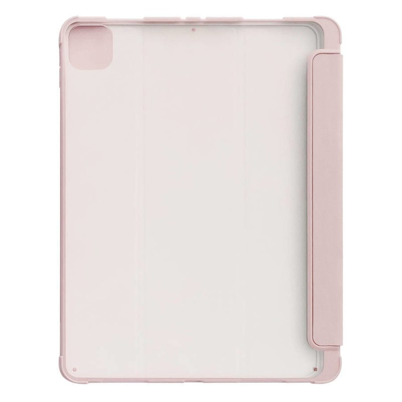 Stand Tablet Case Smart Cover Case for iPad Pro 11 2021 with Stand Function Pink