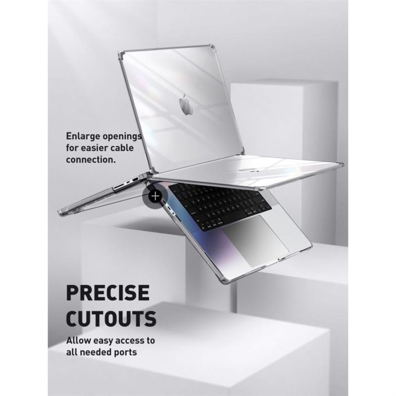 Supcase Unicorn Beetle Clear MacBook Pro 14 2021-2022 Tok Black