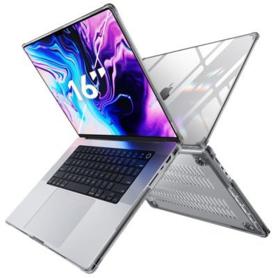 Supcase Unicorn Beetle Clear MacBook Pro 16 2021-2022 Tok Black