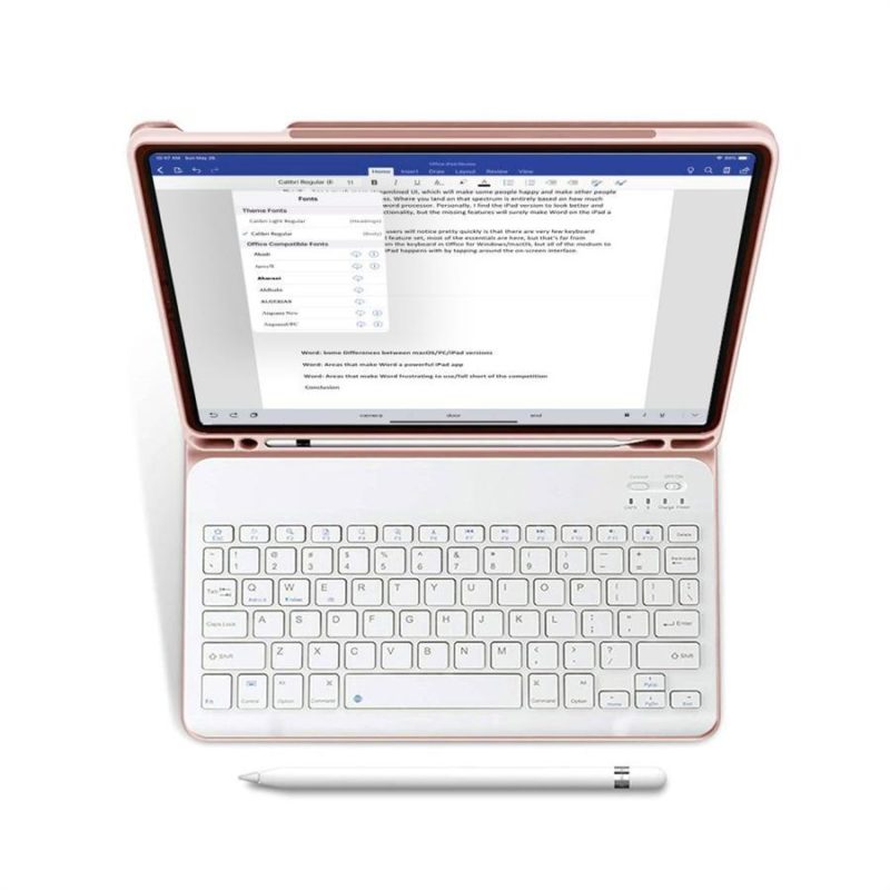 Tech-Protect SC Pen + Keyboard iPad 10.9 2022 Pink