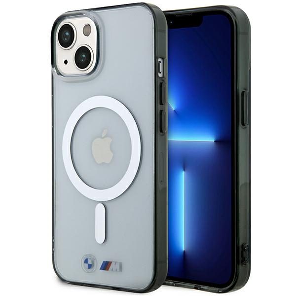 BMW BMHMP14MHCRS Transparent Hardcase Silver Ring MagSafe iPhone 14 Plus Tok