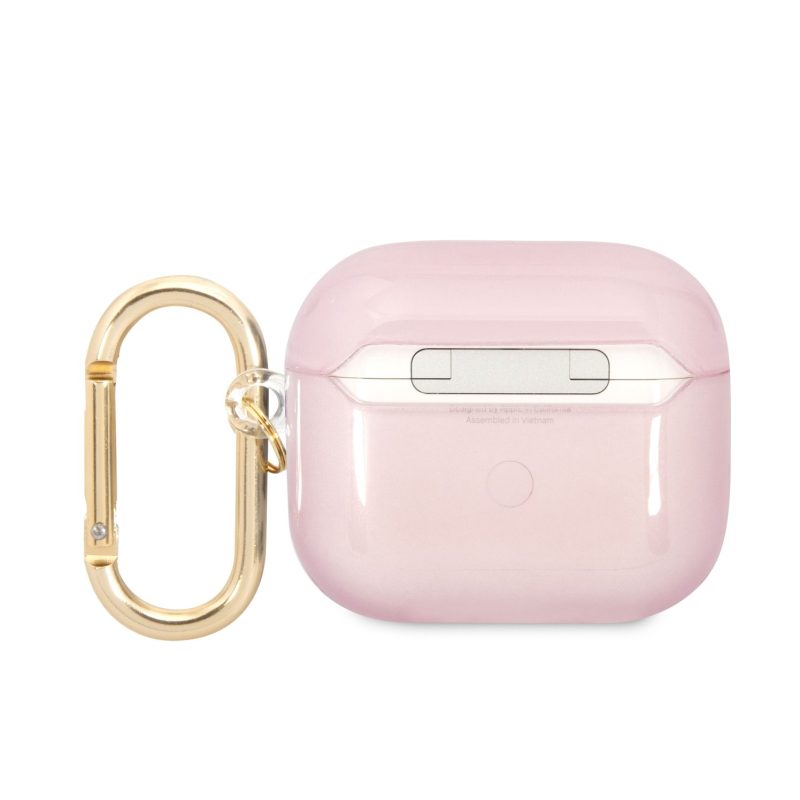 Guess Translucent Pink AirPods 3 Tok
