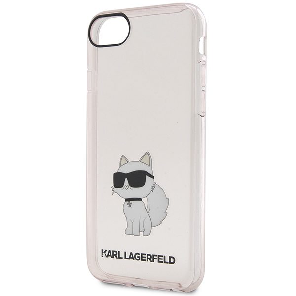 Karl Lagerfeld KLHCI8HNCHTCP Pink Hardcase Ikonik Choupette iPhone 7/8/SE 2020/SE 2022 Tok