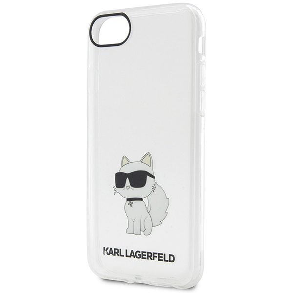 Karl Lagerfeld KLHCI8HNCHTCT Transparent Hardcase Ikonik Choupette iPhone 7/8/SE 2020/SE 2022 Tok