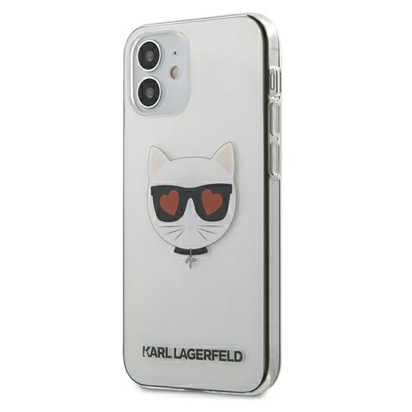 Karl Lagerfeld KLHCP12SCLTR Hardcase Transparent Choupette iPhone 12 Mini Tok