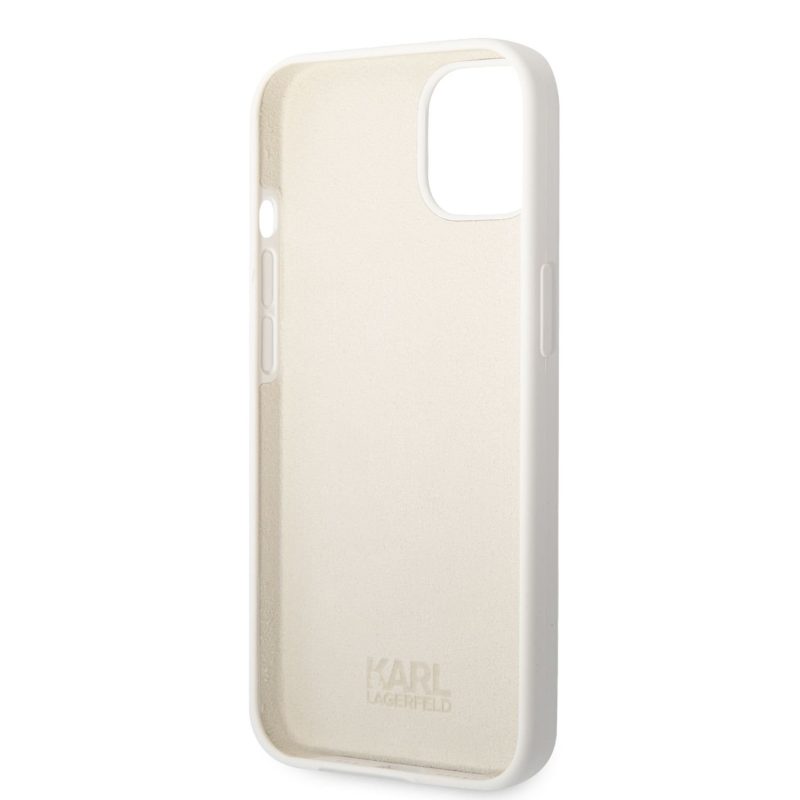 Karl Lagerfeld Liquid Silicone Choupette NFT White iPhone 13 Tok