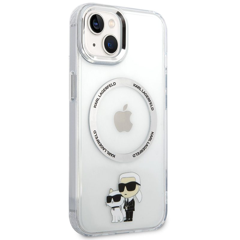 Karl Lagerfeld MagSafe IML Karl and Choupette NFT Transparent iPhone 13 Tok