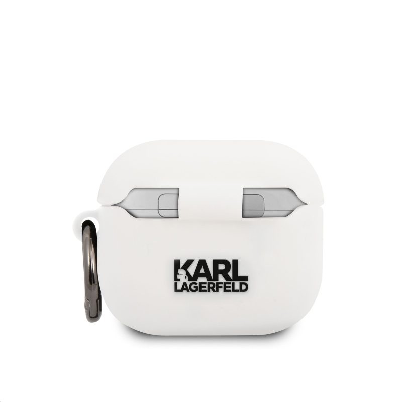 Karl Lagerfeld Rue St Guillaume Silicone White AirPods 3 Tok