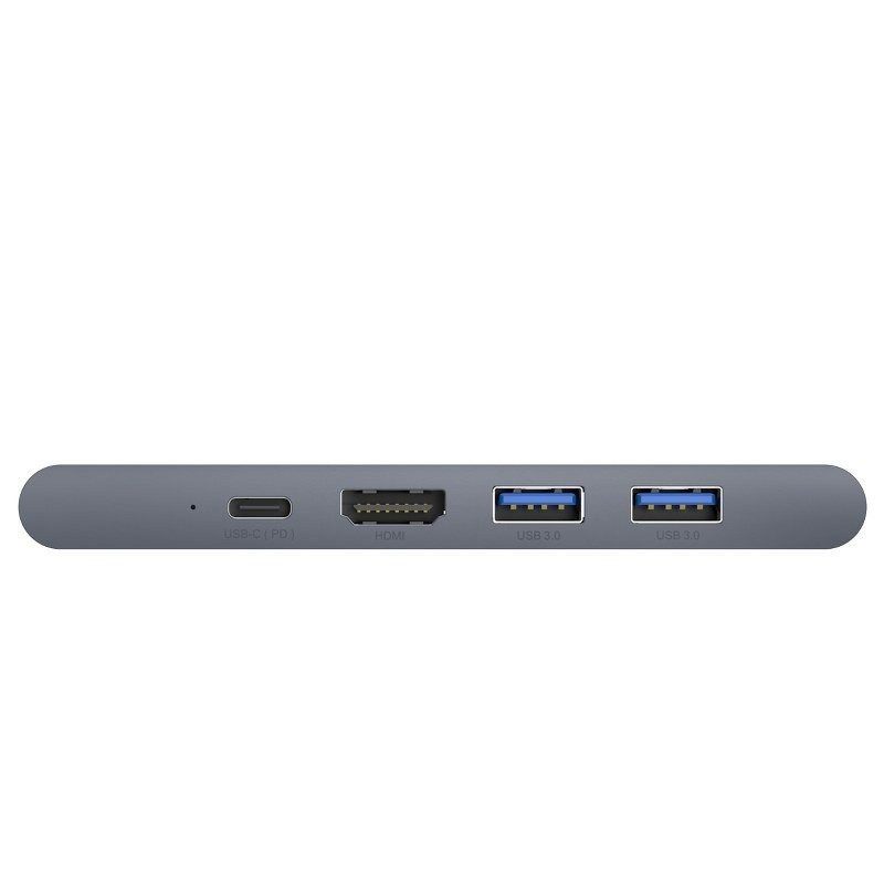 Baseus 7in1 Hub MacBook Pro 2016/2017/2018 USB 3.0 x2, USB-C, HDMI, SD, microSD, Ethernet RJ45
