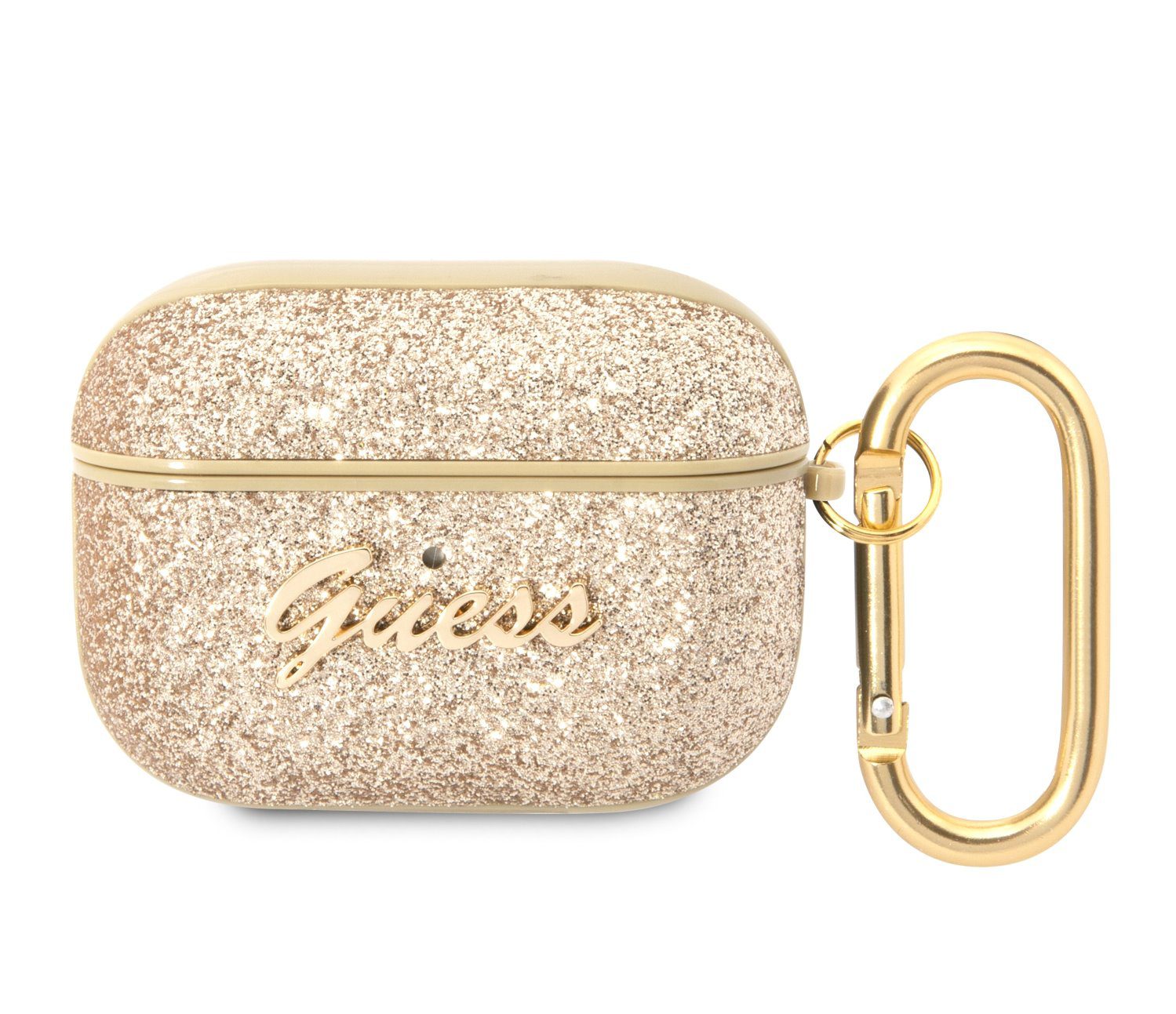 Guess Glitter Flakes Metal Logo AirPods Pro Gold AirPods Pro Tok