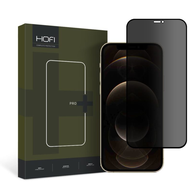 Hofi Anti Spy Glass Pro+ Privacy iPhone 12/12 Pro