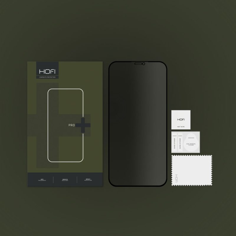 Hofi Anti Spy Glass Pro+ Privacy iPhone X/XS/11 Pro