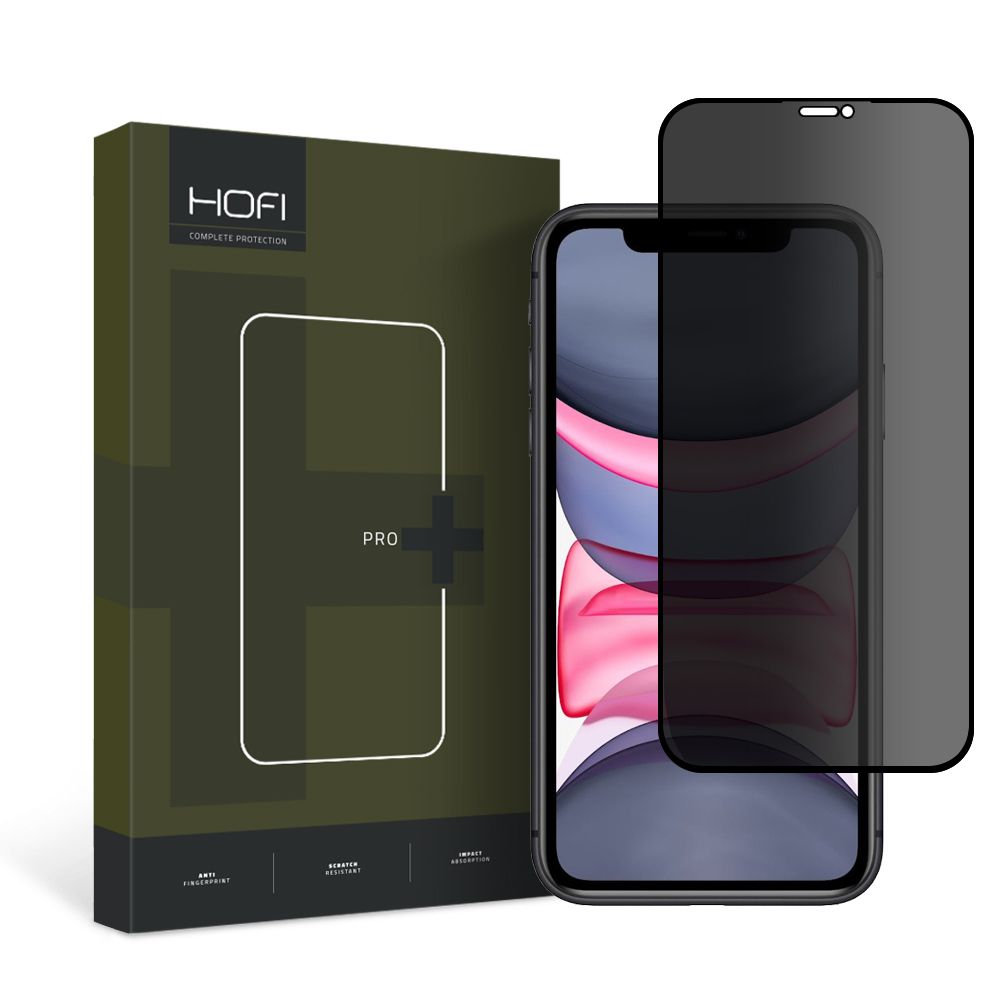 Hofi Anti Spy Glass Pro+ Privacy iPhone XR/11