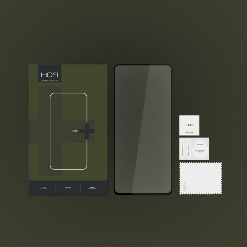 Hofi Glass Pro+ Black Xiaomi Redmi Note 12