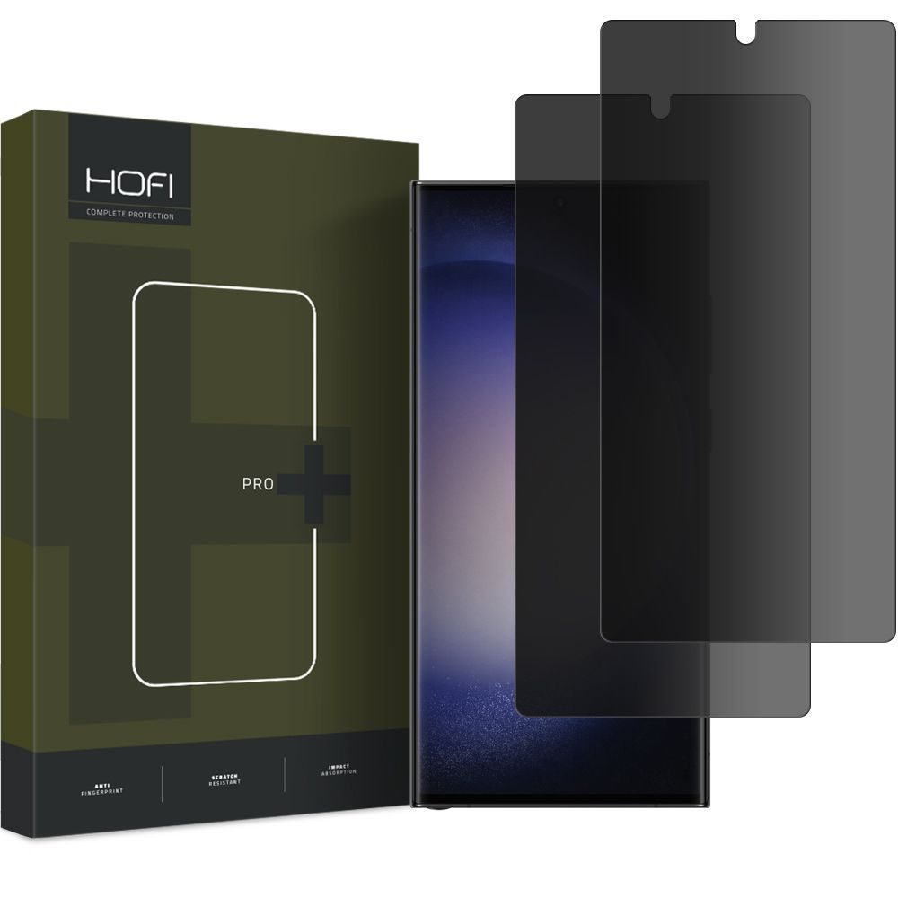 Hofi Hydroflex Pro+ Privacy [2 PACK] Samsung Galaxy S23 Ultra