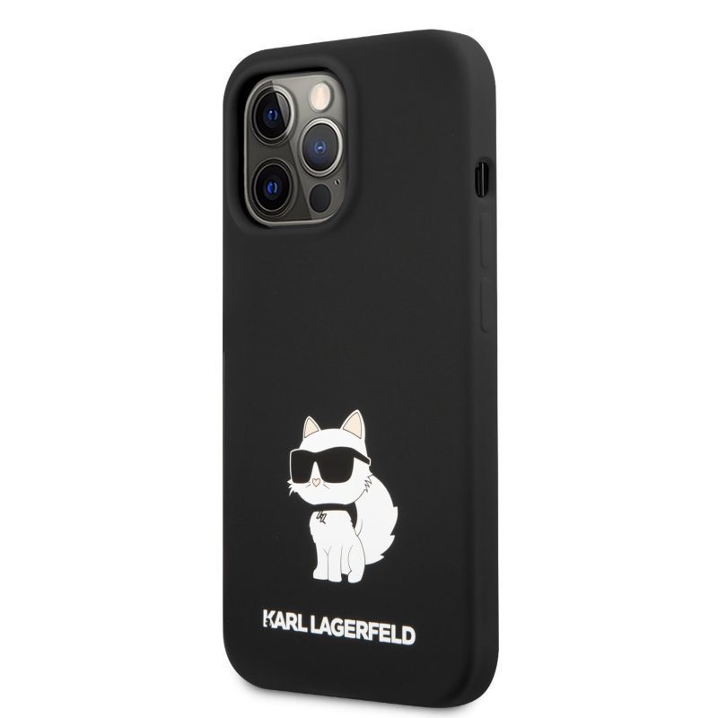 Karl Lagerfeld Liquid Silicone Choupette NFT Black iPhone 13 Pro Tok