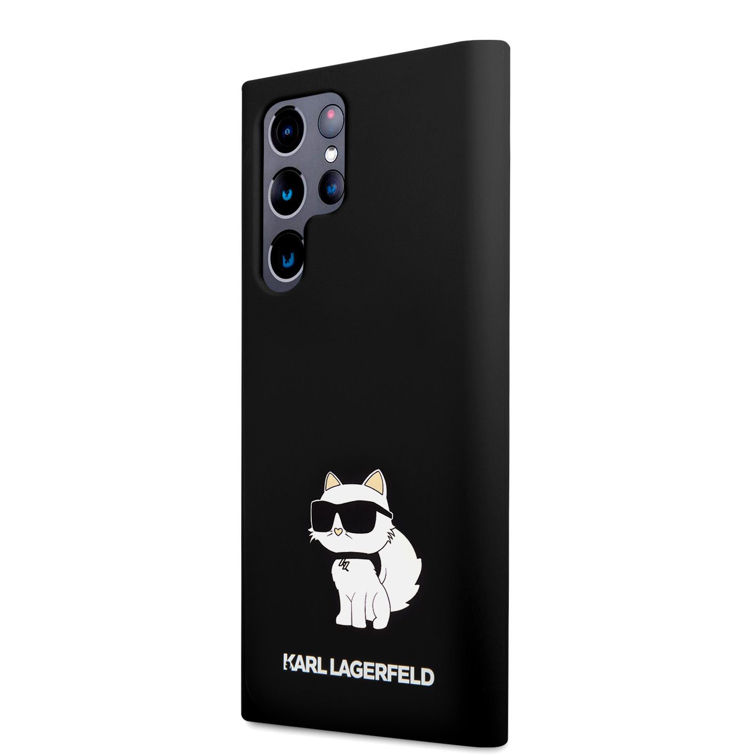 Karl Lagerfeld Liquid Silicone Choupette NFT Black Samsung Galaxy S23 Ultra Tok