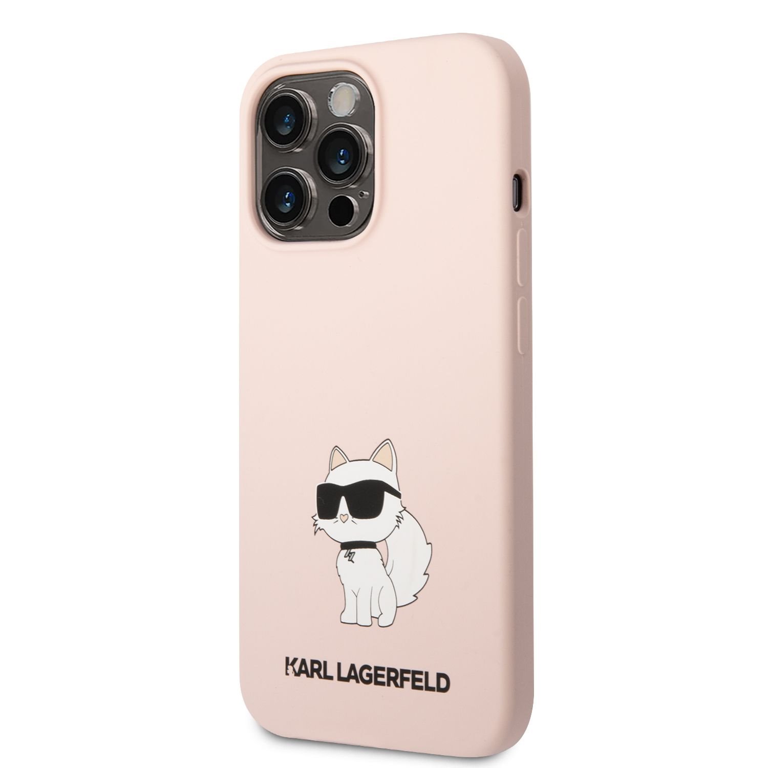 Karl Lagerfeld Liquid Silicone Choupette NFT Pink iPhone 13 Pro Tok
