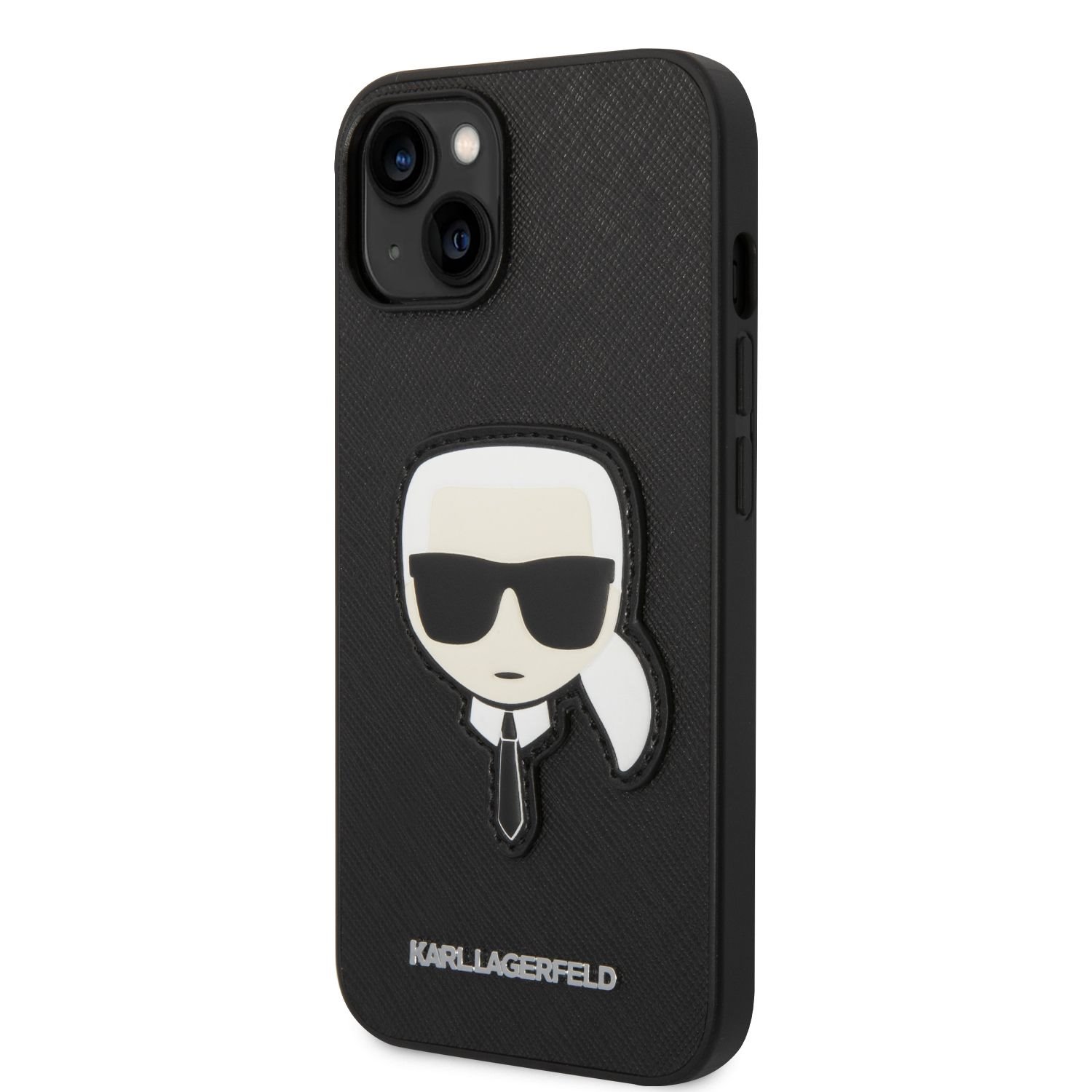 Karl Lagerfeld PU Saffiano Karl Head Black iPhone 14 Plus Tok
