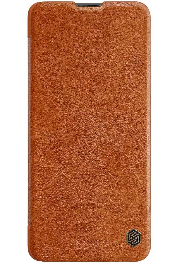 Nillkin QIN Book Leather Brown Xiaomi Redmi Note 11 Tok