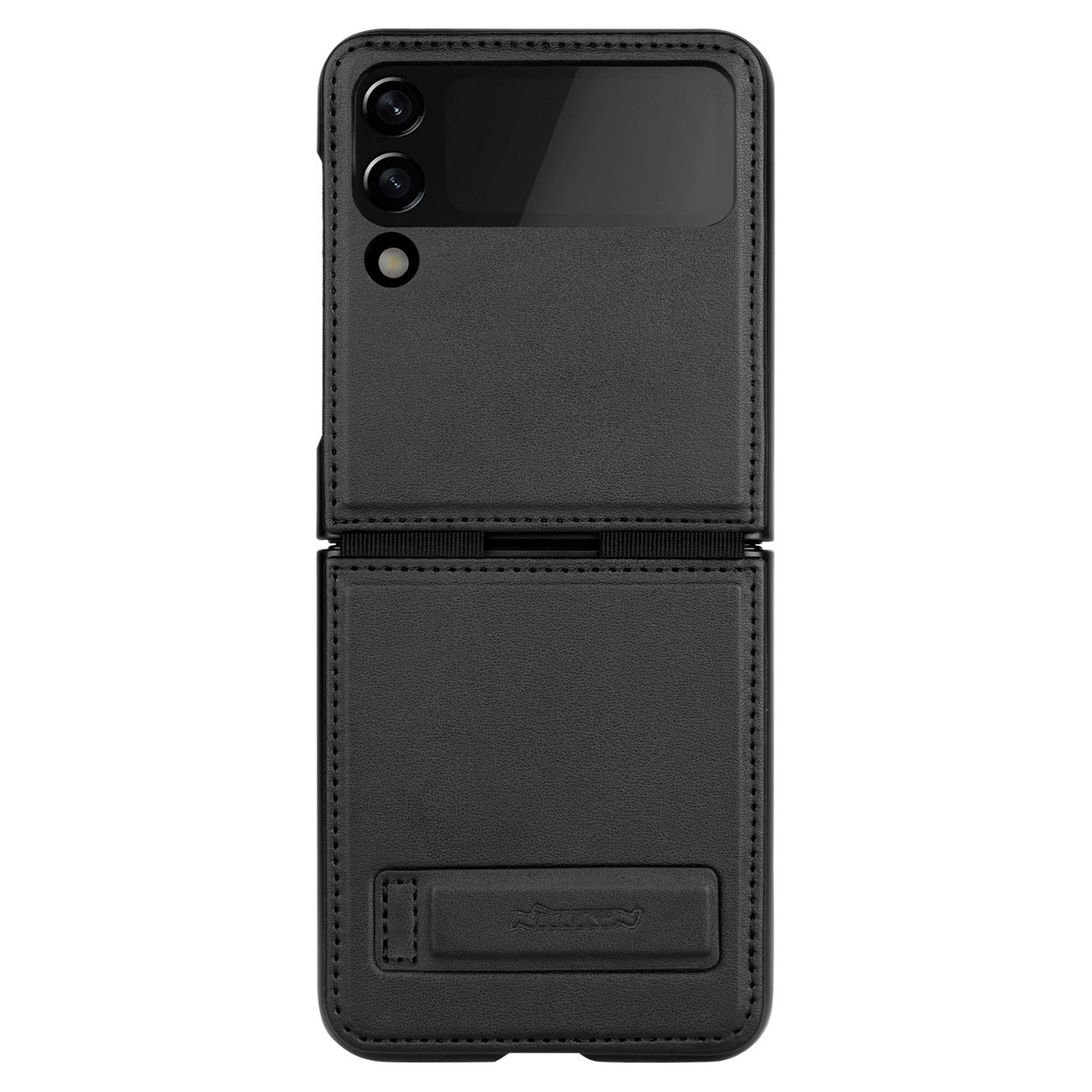Nillkin Qin Vegan Leather Black Samsung Galaxy Z Flip 4 Tok