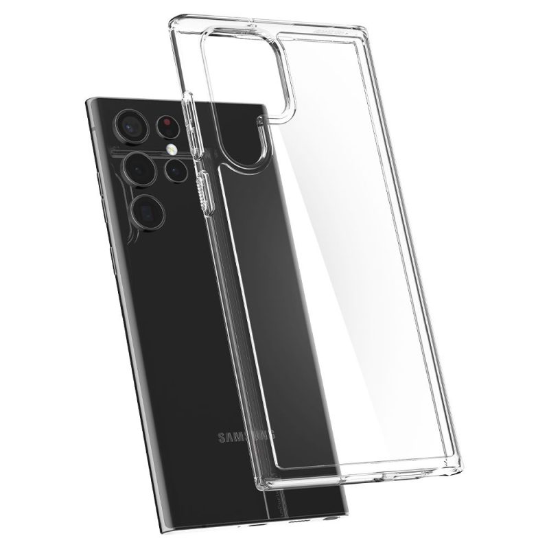 Spigen Ultra Hybrid Crystal Clear Samsung Galaxy S22 Ultra Tok