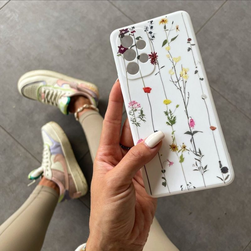 Tech-Protect Mood Garden White Samsung Galaxy A54 5G Tok
