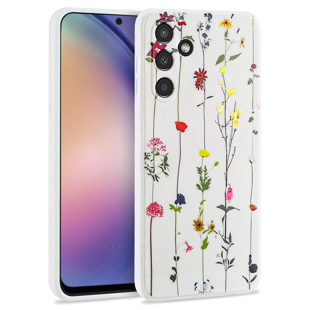 Tech-Protect Mood Garden White Samsung Galaxy A54 5G Tok