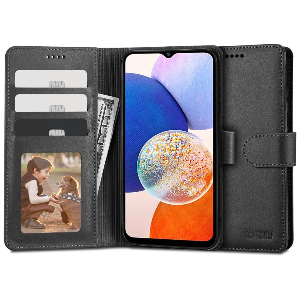 Tech-Protect Wallet Black Samsung Galaxy A14 5G Tok