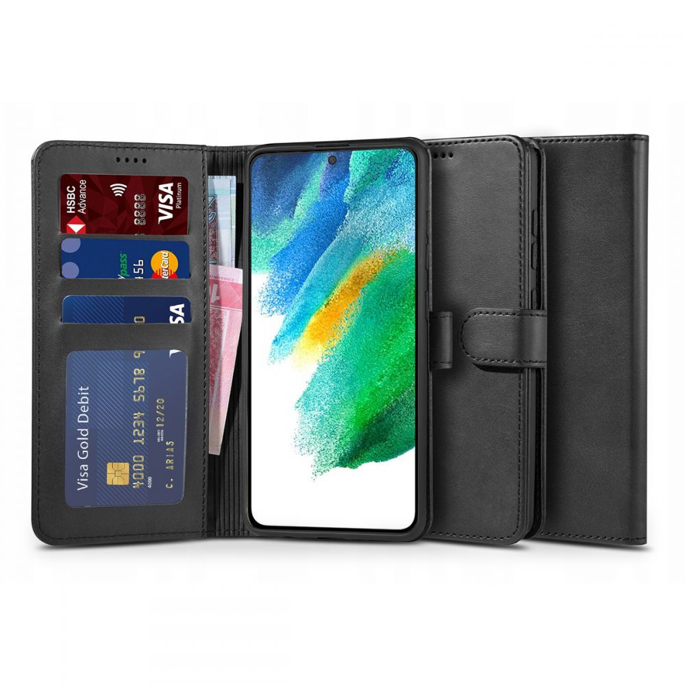 Tech-Protect Wallet Black Samsung Galaxy S21 Fe Tok