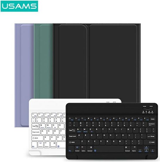 Usams Winro Case with Keyboard Apple iPad Air 10.9" Black Black Keyboard