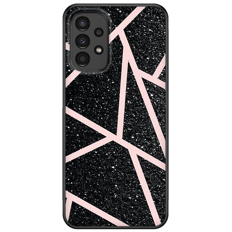 Black Glitter Pink Samsung Galaxy A13 5G Tok