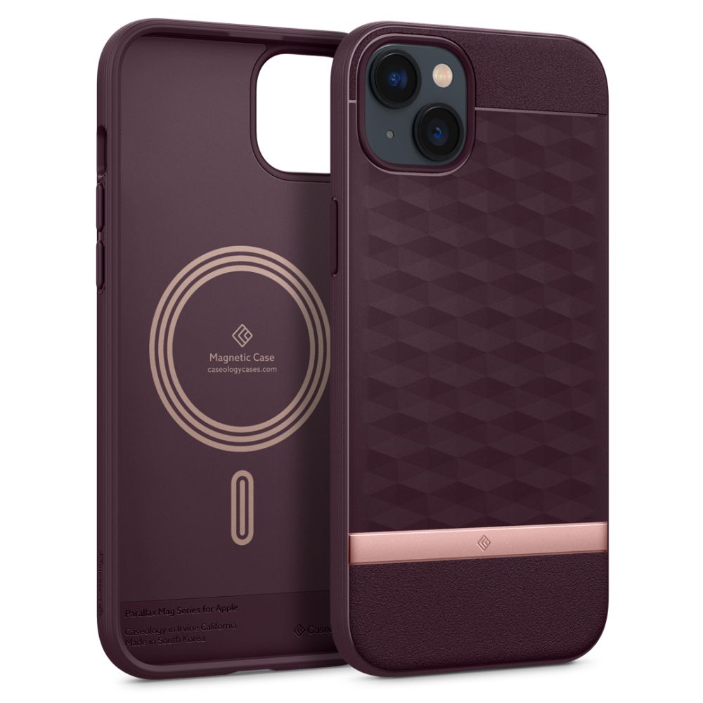 Caseology Parallax Mag MagSafe Burgundy iPhone 14 Plus Tok