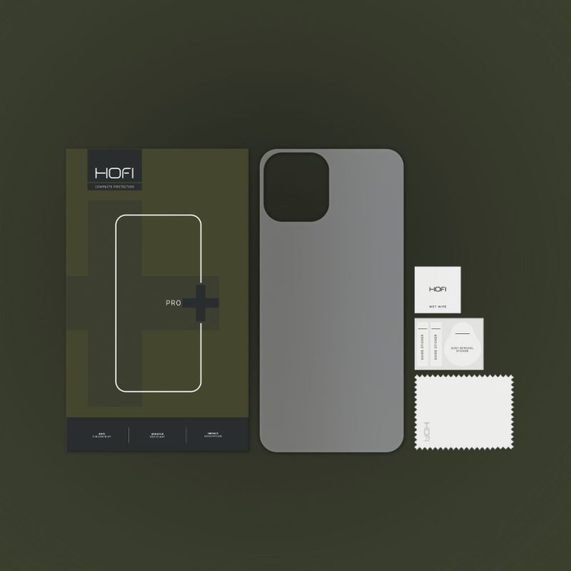 Folia Hofi Hydroflex Pro+ Back Protector 2-pack iPhone 12 / 12 Pro Clear
