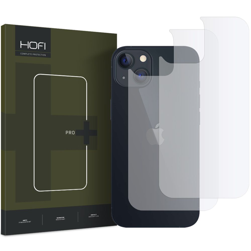 Folia Hofi Hydroflex Pro+ Back Protector 2-pack iPhone 13 Clear
