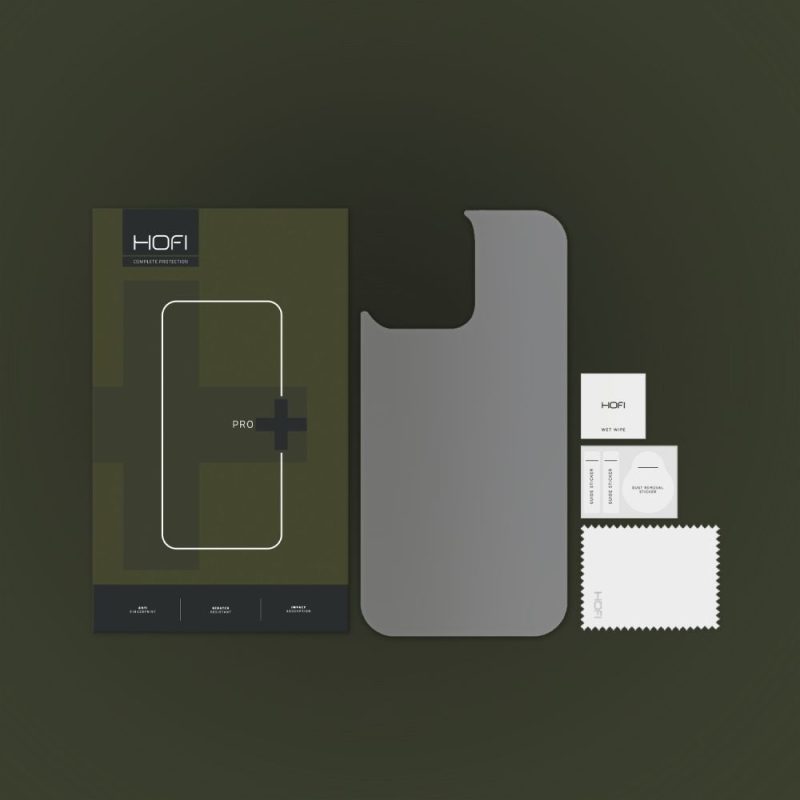 Folia Hofi Hydroflex Pro+ Back Protector 2-pack iPhone 13 Pro Clear