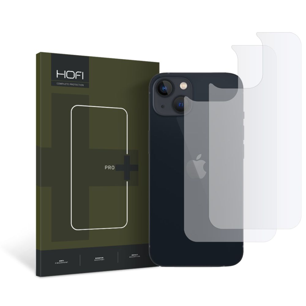 Folia Hofi Hydroflex Pro+ Back Protector 2-pack iPhone 14 Clear