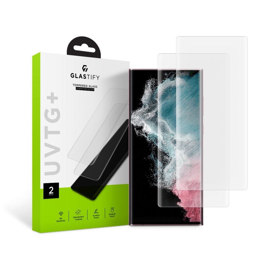 Glastify Uvtg+ 2-pack Galaxy S22 Ultra