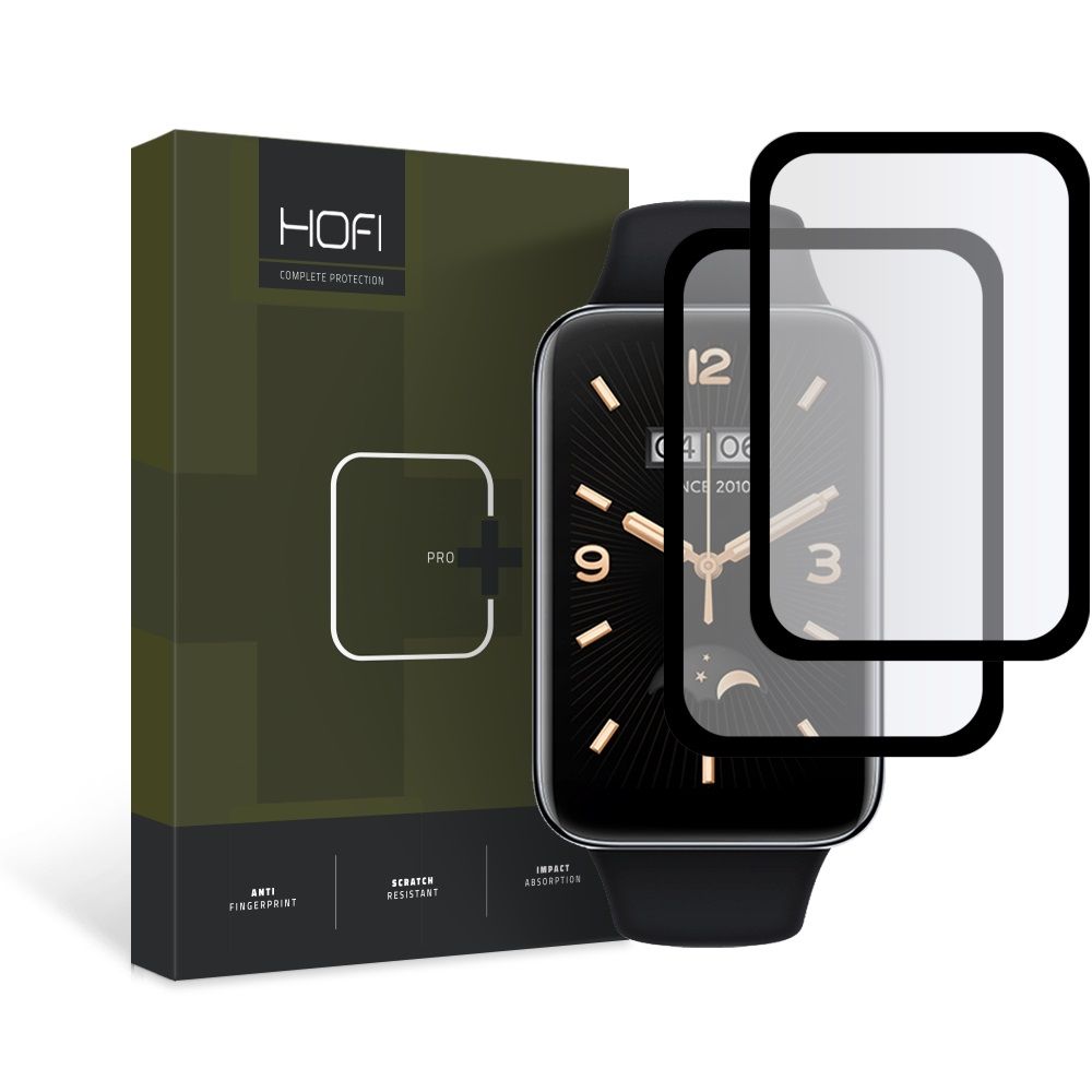 Hofi Hybrid Pro+ 2-pack Xiaomi Smart Band 7 Pro Black