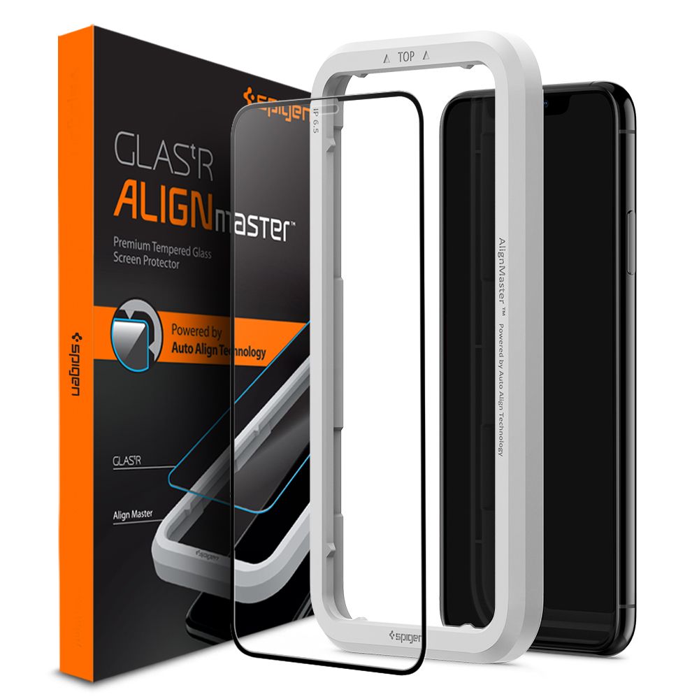 Spigen Alm Glass Fc iPhone 11 / Xr Black