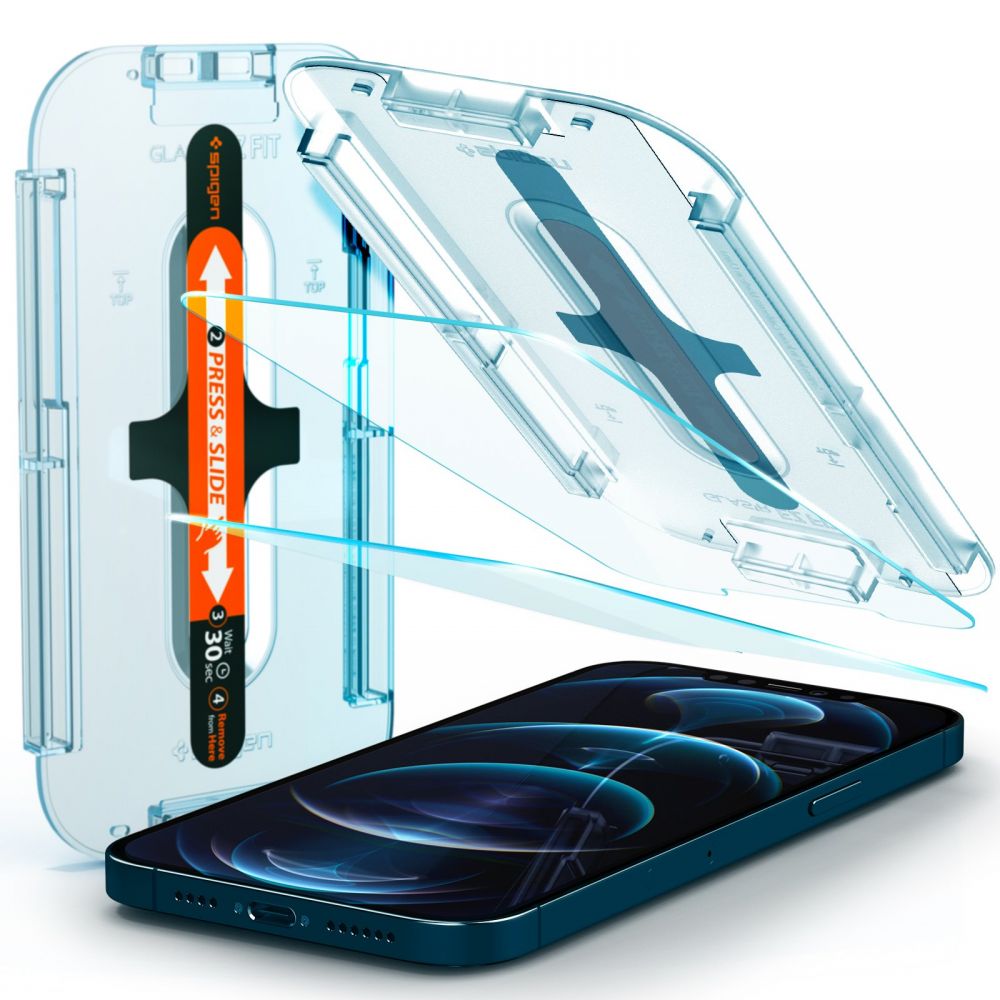 Spigen Glas.tr ”ez Fit” 2-pack iPhone 12 Pro Max
