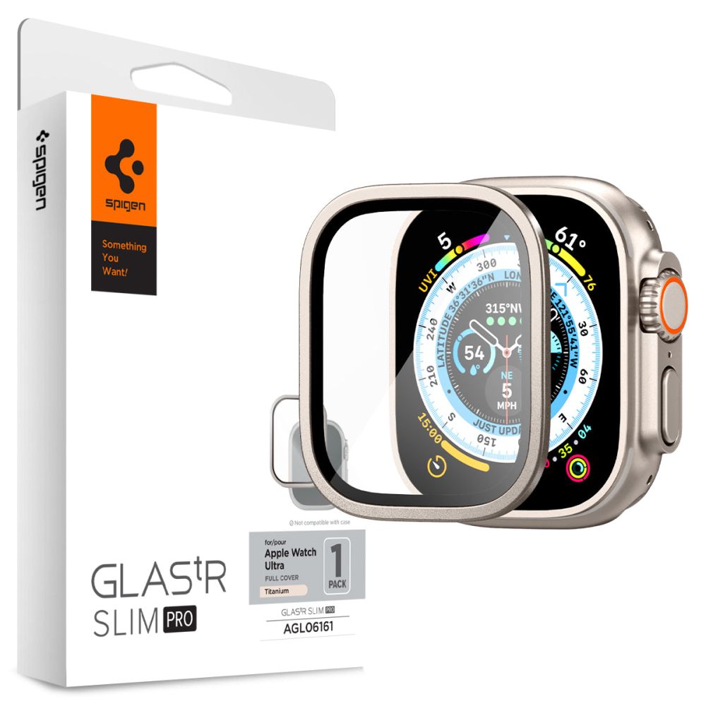 Spigen Glas.tr Slim Pro Apple Watch Ultra (49 Mm) Titanium