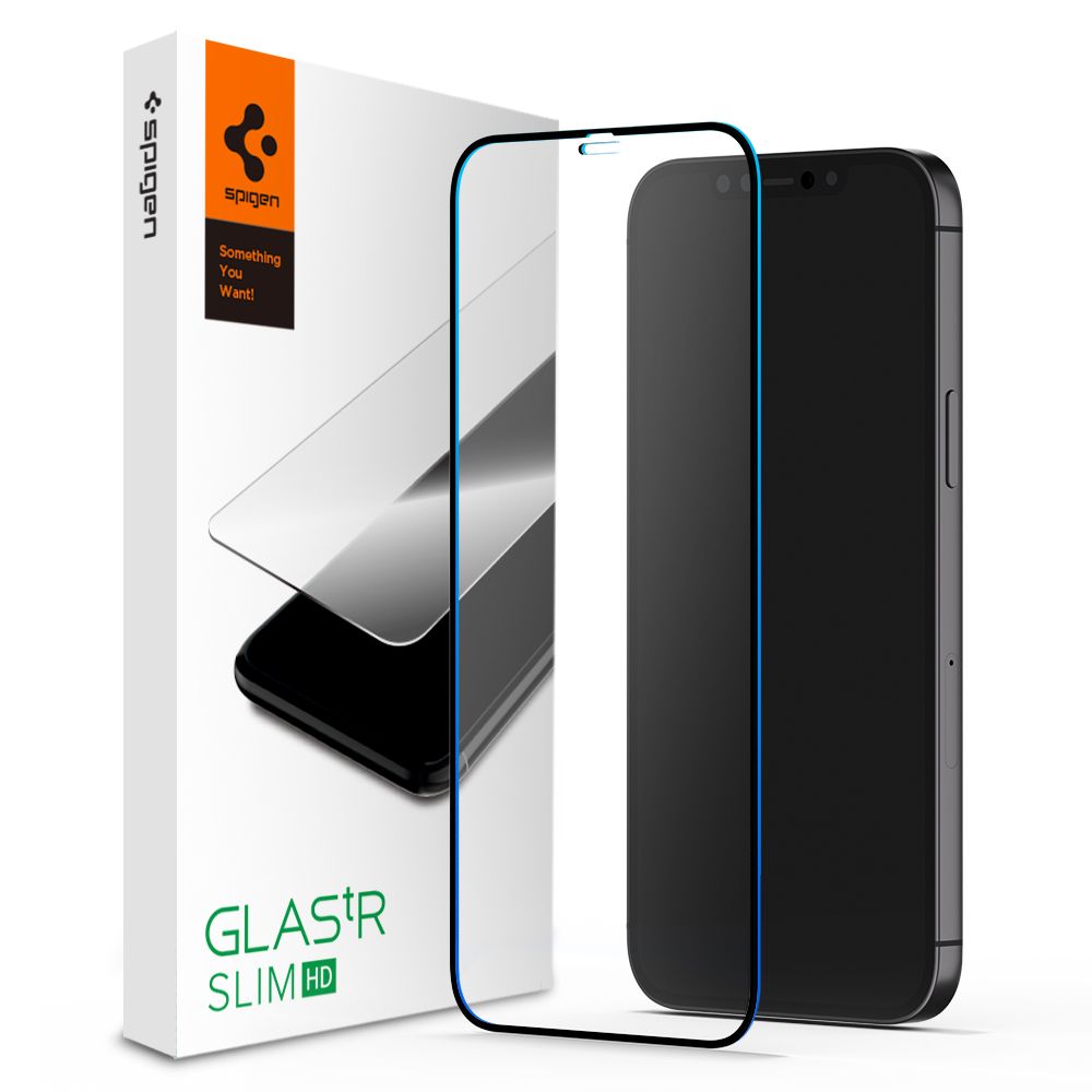 Spigen Glass Fc iPhone 12/12 Pro Black