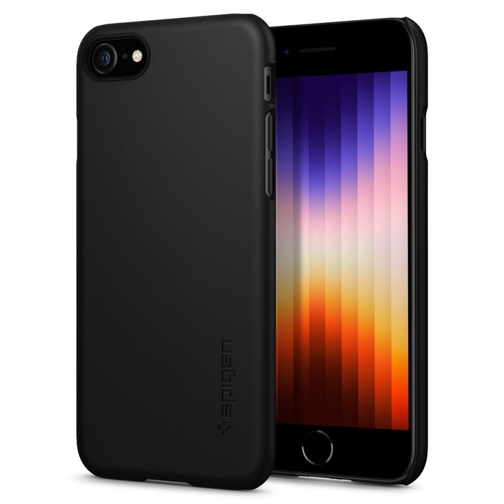 Spigen Thin Fit Black iPhone 7/8/SE 2020/SE 2022 Tok