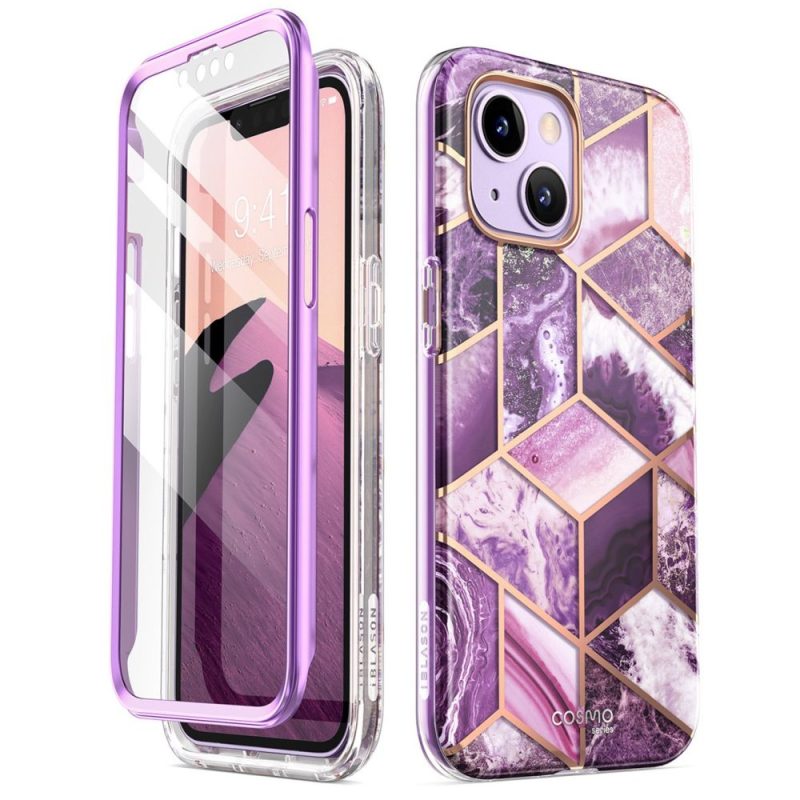 Supcase Cosmo Marble Purple iPhone 13/14 Tok