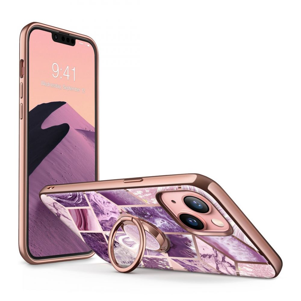 Supcase Iblsn Cosmo Snap Marble Purple iPhone 13 Tok