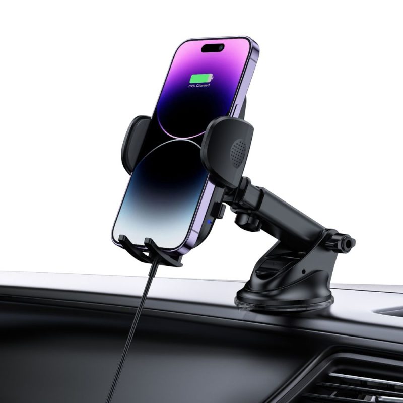 Tech-Protect CM15W-V1 Dashboard & Vent Car Mount Wireless Charger 15W Black