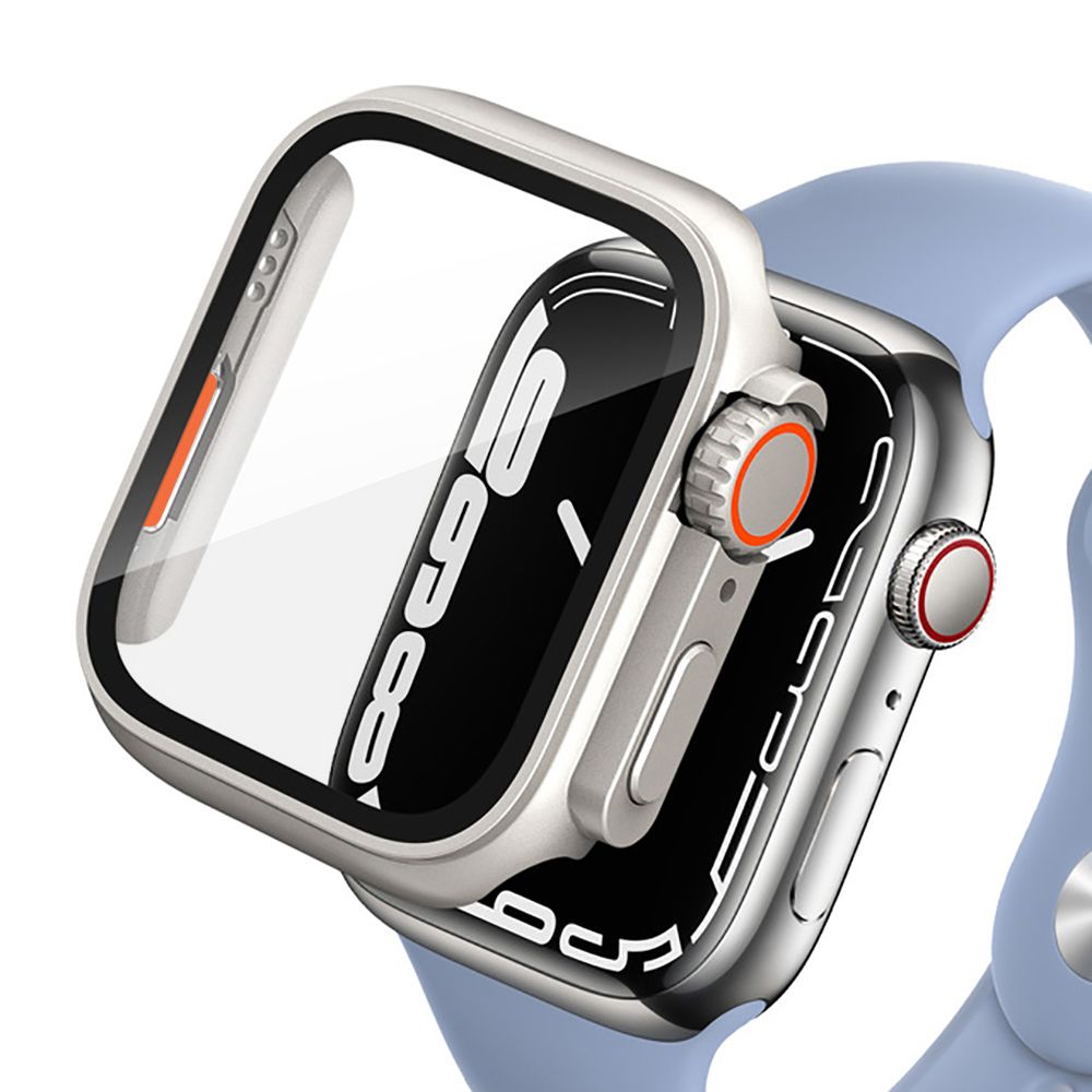 Tech-Protect Defense360 Apple Watch 4 / 5 / 6 / Se (44mm) Titanium/orange