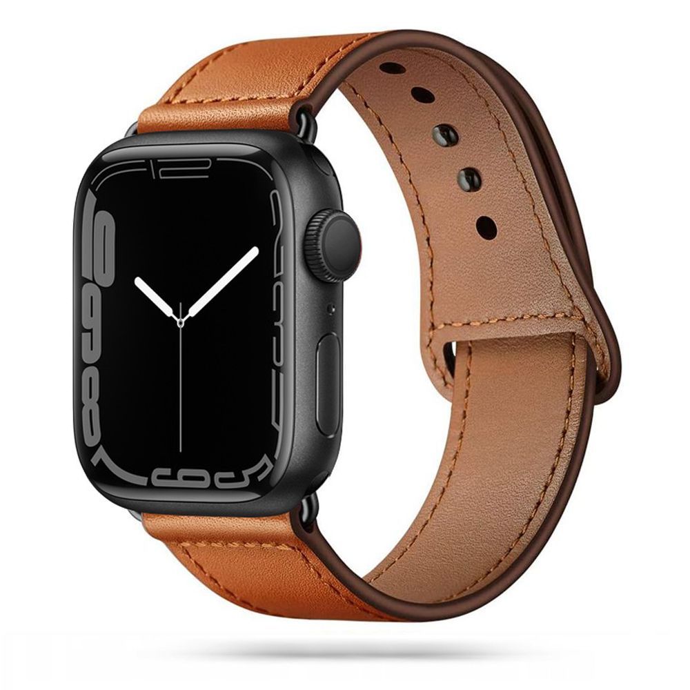 Tech-Protect Leatherfit Apple Watch 4 / 5 / 6 / 7 / 8 / Se (38 / 40 / 41 Mm) Brown