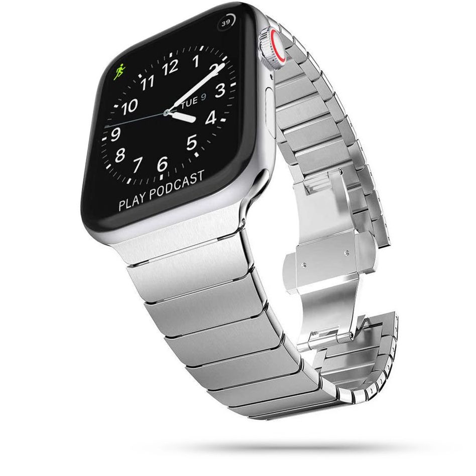 Tech-Protect Linkband Apple Watch 4 / 5 / 6 / 7 / 8 / Se / Ultra (42 / 44 / 45 / 49 Mm) Silver